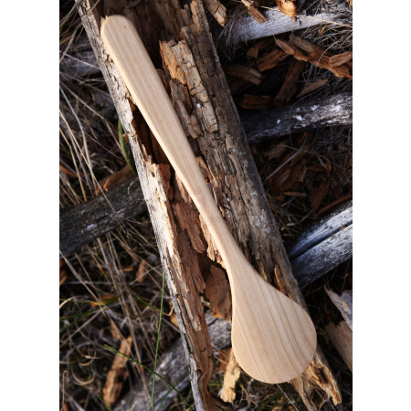 Drevená lyžica, čerešňové drevo, cca. 30 x 6 cm